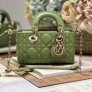 Dior Mini Horizontal Princess Diana Bag - Green 54716 | Sandra Bags
