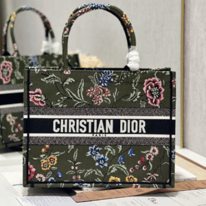 Dior Medium Book Tote Shopping Bag - Green 11598 | Sandra Bags