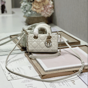 Dior Mini Horizontal Diana Bag - White 70004 | Sandra Bags