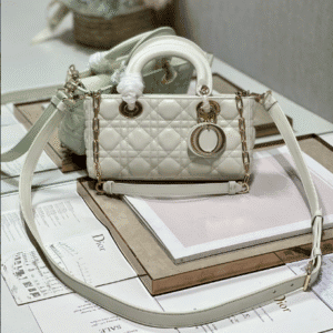 Dior Medium Horizontal Diana Bag - White 89641 | Sandra Bags