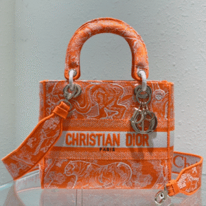 Dior Lady D-Lite Bag - Orange 35466 | Sandra Bags