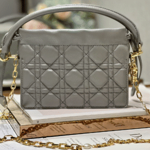 DIOR Lady Mini Bag - Metal Gray 90512 | Sandra Bags