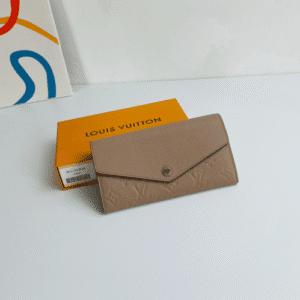 Louis Vuitton Monogram Envelope Style Sarah Wallet - Apricot 41516 | Sandra Bags