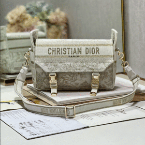 Dior Christian Paris Messenger Bag - Golden Magpie 35292 | Sandra Bags