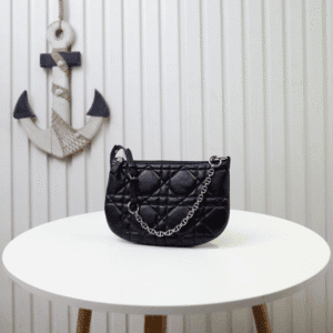 Dior Caro Tulip Handbag - Black 67857 | Sandra Bags