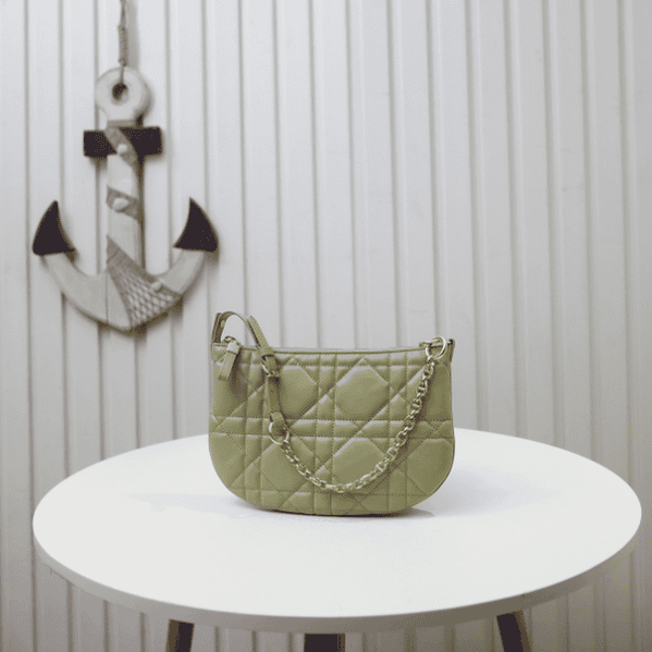Dior Caro Tulip Handbag - Green 49160 | Sandra Bags