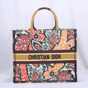 Dior Christian Flower & Balinese Print Book Tote Bag 65650 | Sandra Bags