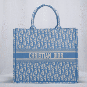 Dior Cornflower Book Tote Bag - Blue 25774 | Sandra Bags