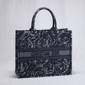 Dior Women Book Tote Cloth Tote Bag - Black 98032 | Sandra Bags