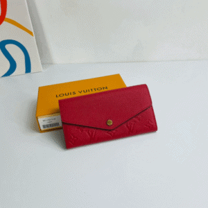 Louis Vuitton Monogram Envelope Style Sarah Wallet - Red 29982 | Sandra Bags
