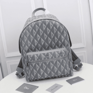 Dior Rider Diamond Graphic Backpack - Gray 39212 | Sandra Bags