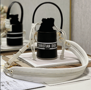 Dior Christian Paris Mini Bucket Bag - Black 59186 | Sandra Bags