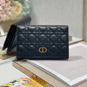 Dior Caro Wallet - Black 57628 | Sandra Bags