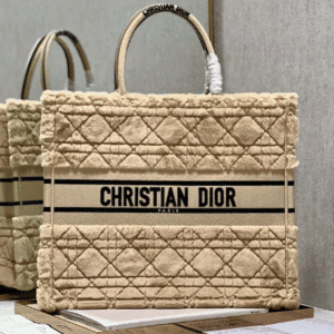 Dior Large Book Tote Shopping Bag - Apricot 44460 | Sandra Bags