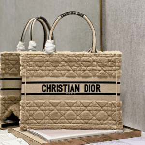 Dior Medium Book Tote Shopping Bag - Apricot 80802 | Sandra Bags