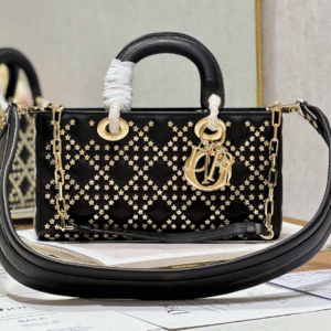 Dior Horizontal Diana Lady D−Joy Bag - Black 61114 | Sandra Bags