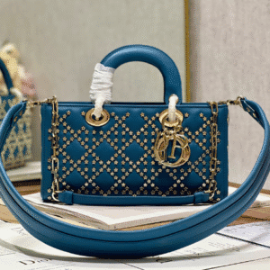 Dior Horizontal Diana Lady D−Joy Bag - Blue 32884 | Sandra Bags