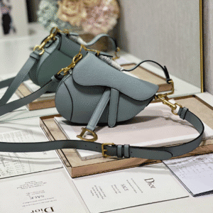 Dior Small Saddle Handbag - Smog Blue 35294 | Sandra Bags