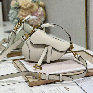 Dior Small Saddle Handbag - Off White 52651 | Sandra Bags
