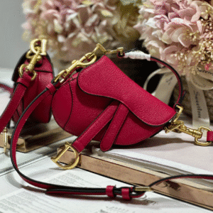 Dior Super Mini Saddle Bag - Pink 77735 | Sandra Bags