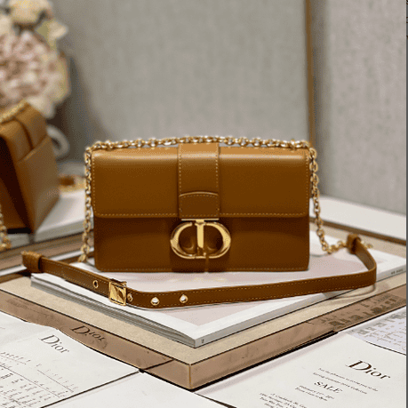 Dior 30 Montaigne East-West Chain Handbag - Brown 10974 | Sandra Bags