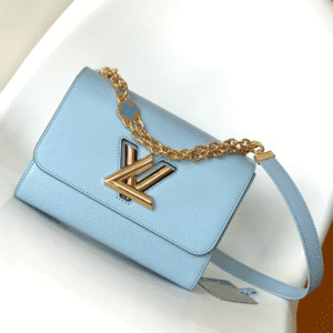 Louis Vuitton Twist Medium Handbag – Blue 38190 | Sandra Bags