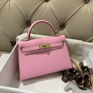 Hermes Mini 2nd Generation Handbag – Purple 88892 | Sandra Bags