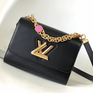 Louis Vuitton Twist Medium Handbag – Black 51417 | Sandra Bags