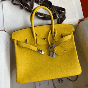 Hermes Birkin Hand-Stitched Handbag - Yellow 65883 | Sandra Bags