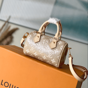 Louis Vuitton Nano Speedy Handbag - Gold 48208 | Sandra Bags