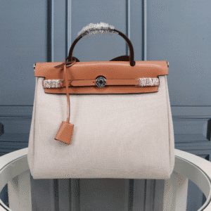 Hermes Apricot Inseam Cloth Bag – Brown 46640 | Sandra Bags