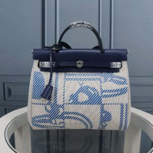 Hermes Inner Blue Bride Cloth Bag – Blue 22460 | Sandra Bags
