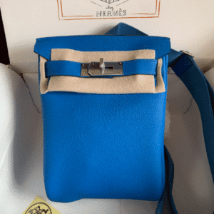 Hermes HAC A DOS Handbag – Blue 88382 | Sandra Bags
