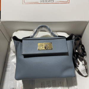Hermes Mini2424 Handbag - Gray 25502 | Sandra Bags