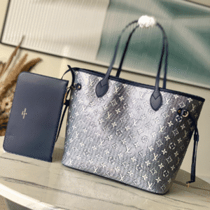 Louis Vuitton Neverfull Medium-Sized Handbag - Silver 40694 | Sandra Bags