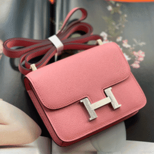 Hermes Mini Stewardess Handbag - Milkshake Powder 63449 | Sandra Bags