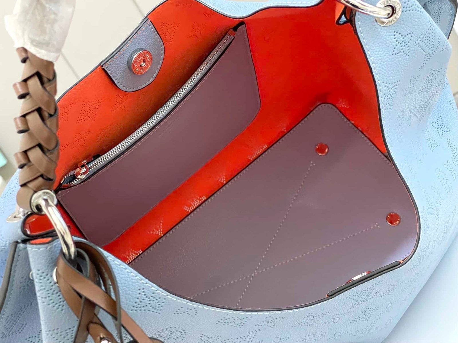 Louis Vuitton Carmel Hobo Tote Handbag – Blue 52749 | Sandra Bags - Image 2