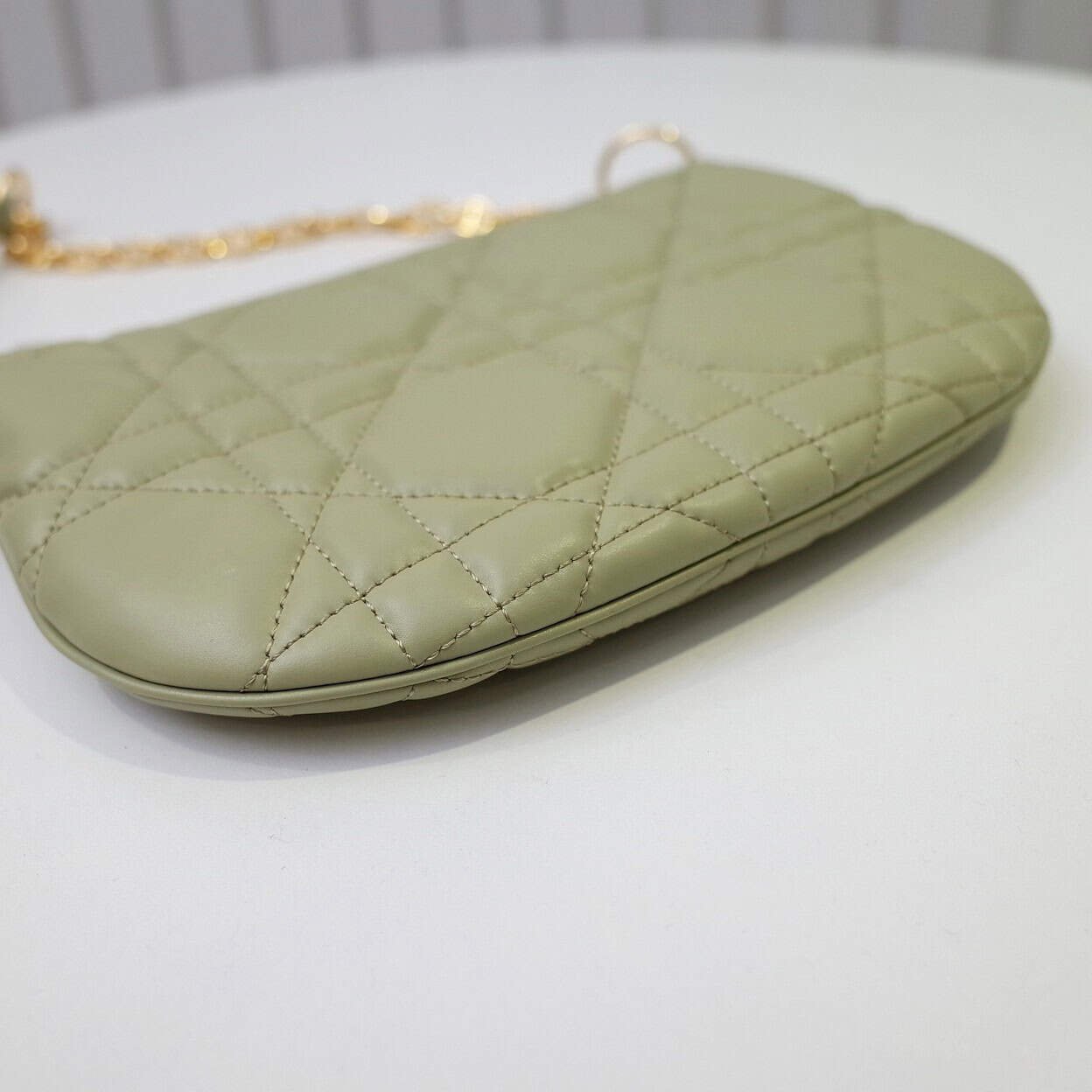 Dior Caro Tulip Handbag - Green 49160 | Sandra Bags - Image 3