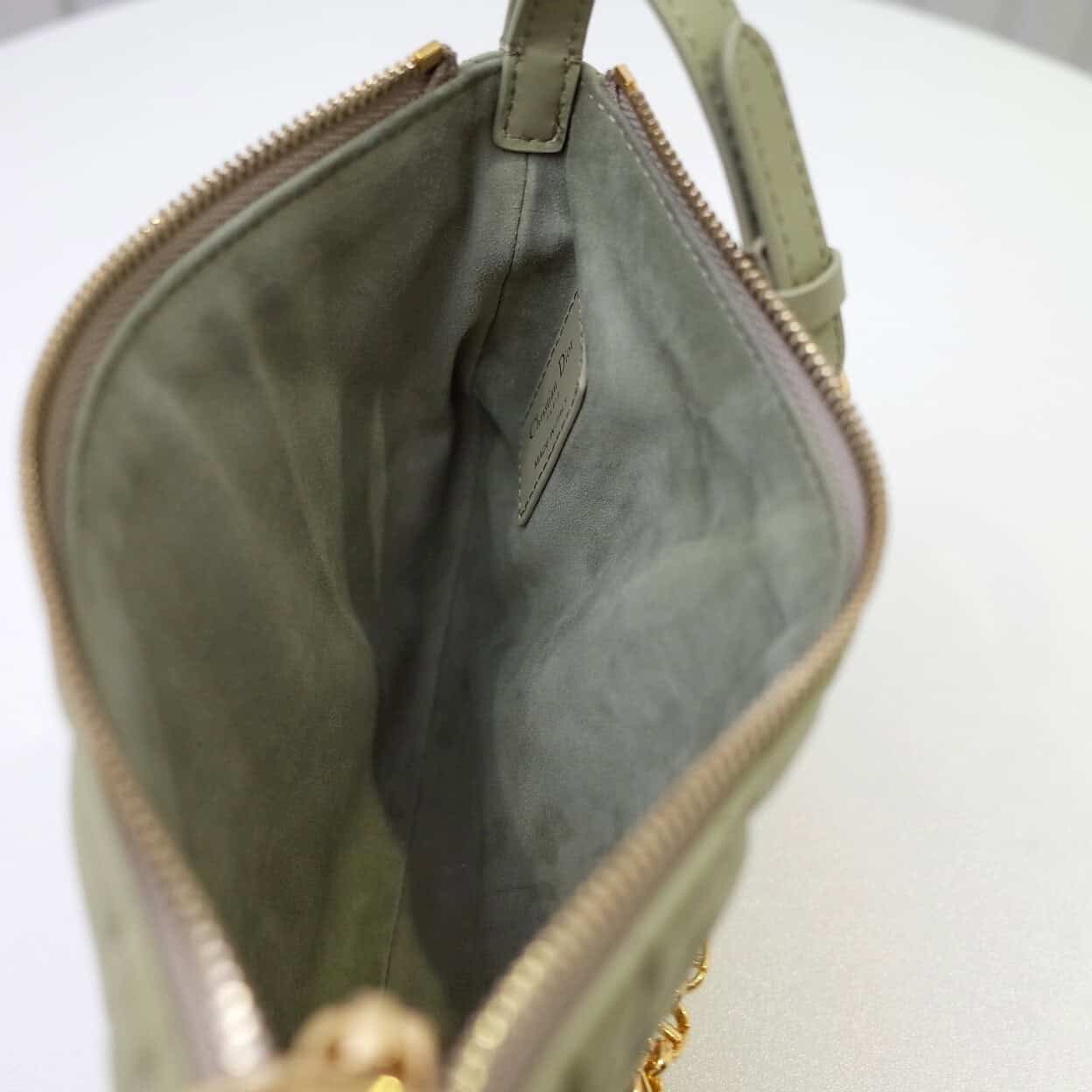 Dior Caro Tulip Handbag - Green 49160 | Sandra Bags - Image 4