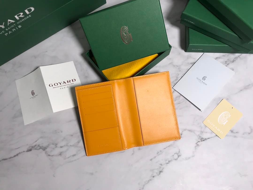 Goyard Passport Holder Wallet - Musturd 62985 | Sandra Bags - Image 3