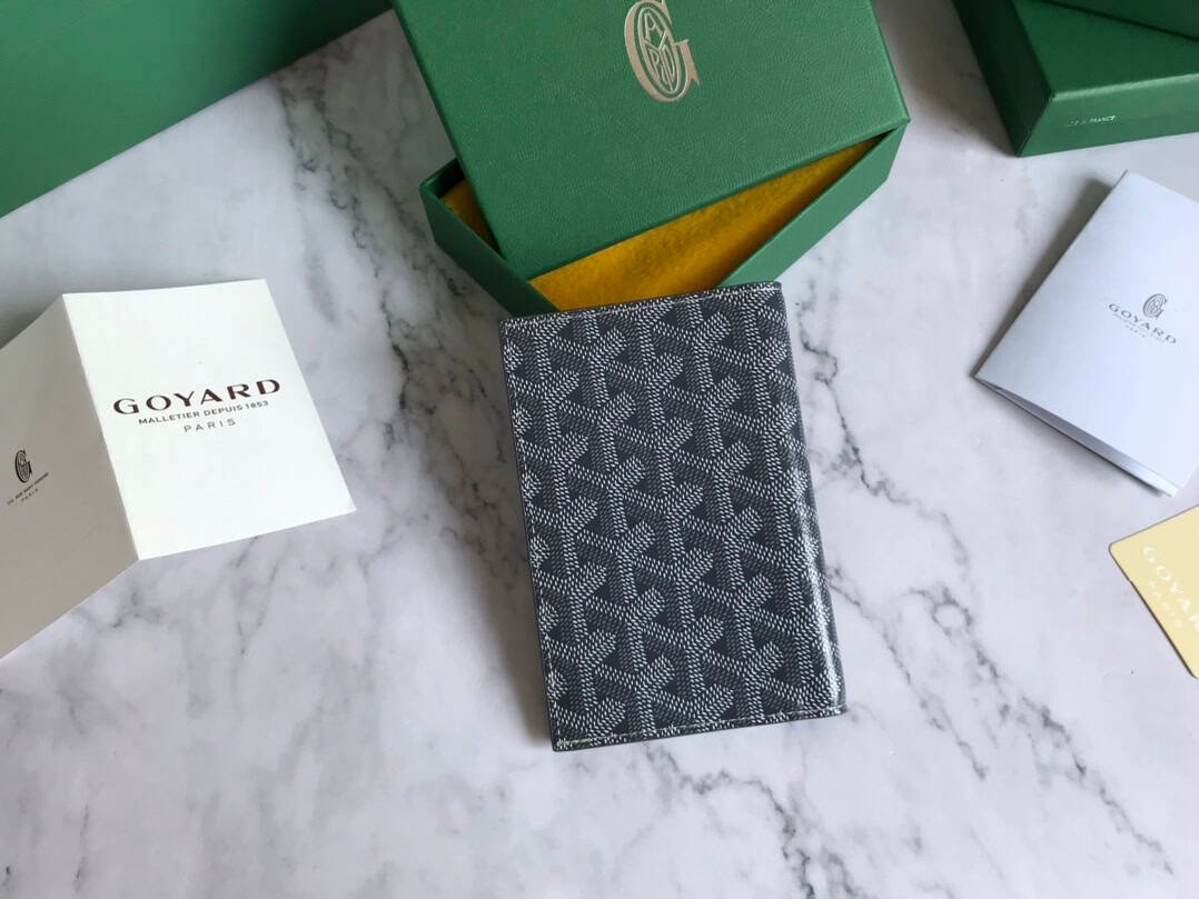 Goyard Passport Holder Wallet - Gray 36878 | Sandra Bags - Image 5