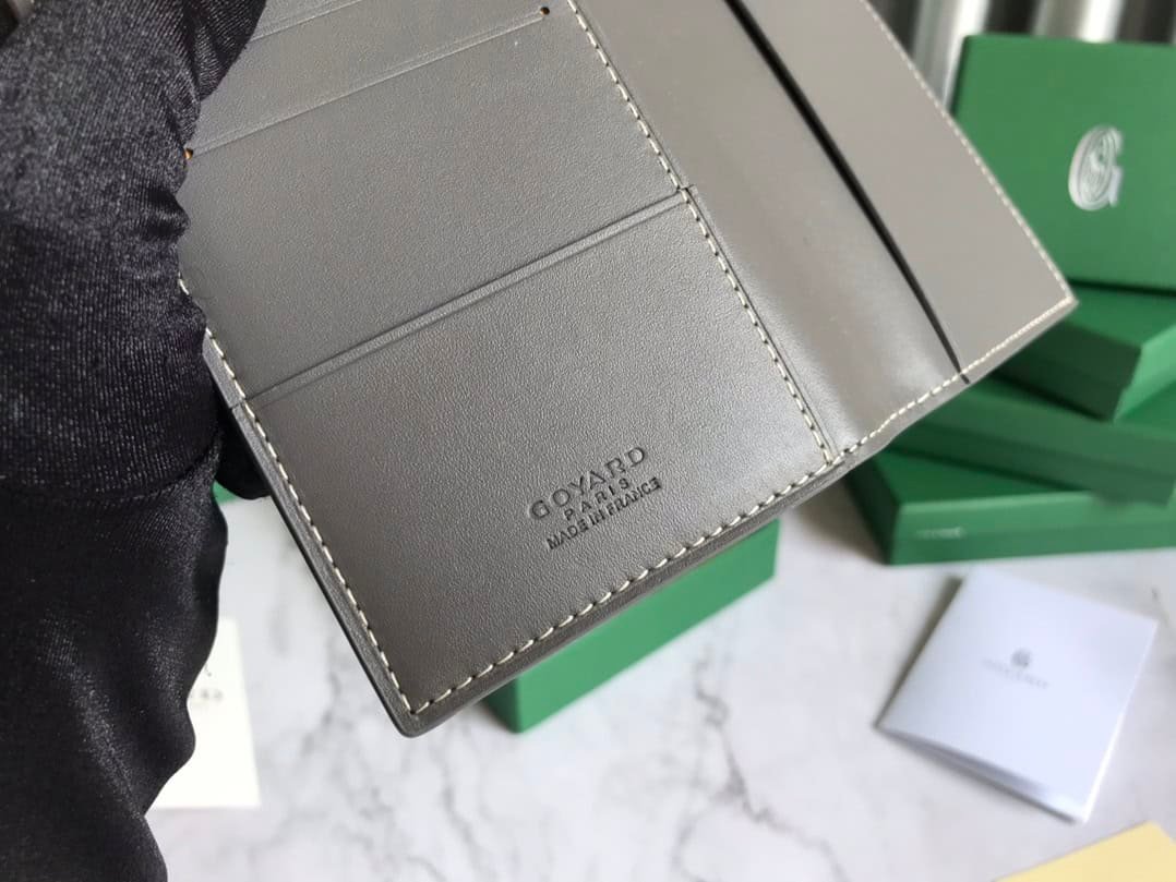 Goyard Passport Holder Wallet - Gray 36878 | Sandra Bags - Image 3