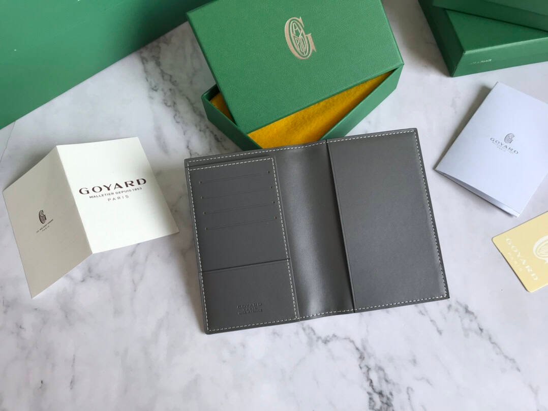 Goyard Passport Holder Wallet - Gray 36878 | Sandra Bags - Image 4