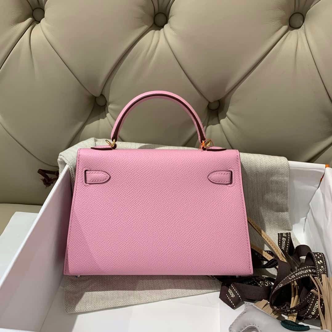 Hermes Mini 2nd Generation Handbag – Purple 88892 | Sandra Bags - Image 2