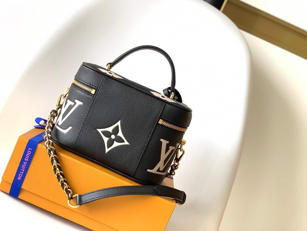 Louis Vuitton Giant Monogram Vanity Small Handbag - Black 43885 | Sandra Bags - Image 4
