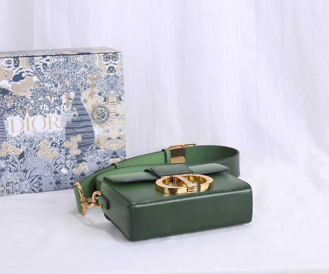 Di0r 30 Montaigne Small Gradient Color Box Bag - Green 74889 | Sandra Bags - Image 2
