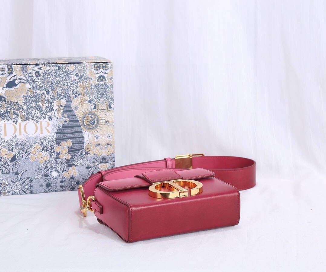 Di0r 30 Montaigne Small Gradient Color Box Bag - Pink 23313 | Sandra Bags - Image 4