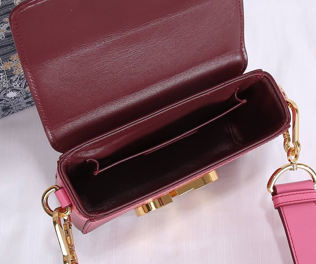 Di0r 30 Montaigne Small Gradient Color Box Bag - Pink 23313 | Sandra Bags - Image 5