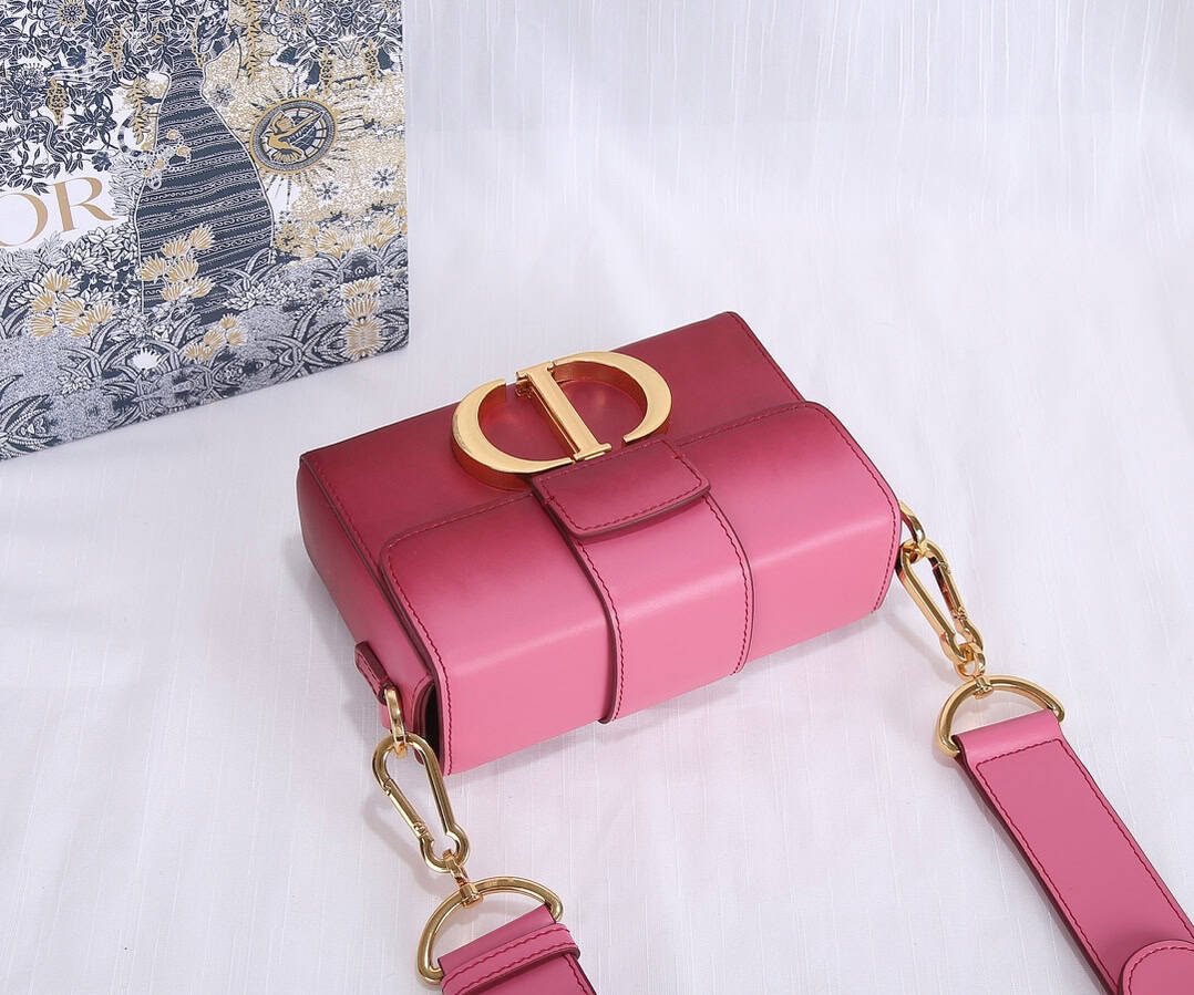Di0r 30 Montaigne Small Gradient Color Box Bag - Pink 23313 | Sandra Bags - Image 3