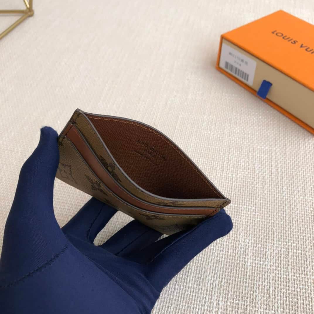 Louis Vuitton Monogram Eclipse Card Holder - Brown 35917 | Sandra Bags - Image 3